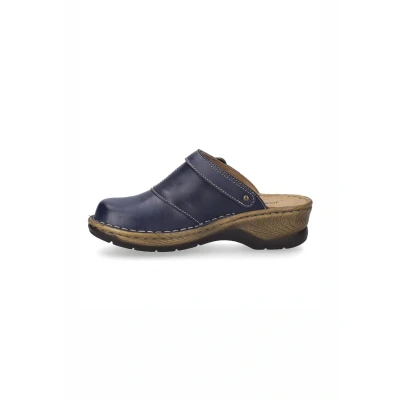 Abbildung von Josef Seibel Catalonia Pantolette hoch, Damen, Größe: 38, Indigo Leder