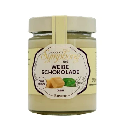 Abbildung von Brinkers Chocolate Symphony No.3 weiße Schokolade Creme, 6er Pack (6 x 270g)