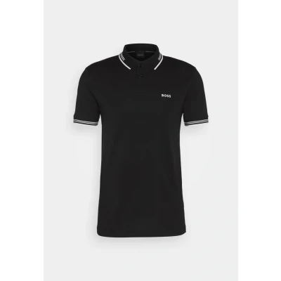 Abbildung von BOSS PAUL Poloshirt, Herren, Größe: Small, Black one