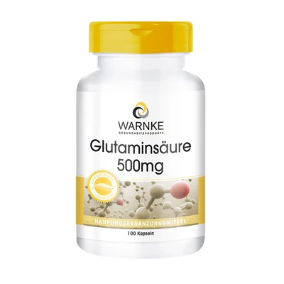 Abbildung von Glutaminsäure 500 mg Kapseln 250 St