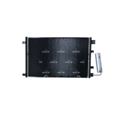 Abbildung von NRF EASY FIT 350042 Klimakondensator mit Trockner, Dichtring 15,5 10,1 Aluminium 595 NISSAN: Qashqai / Qashqai+2 I