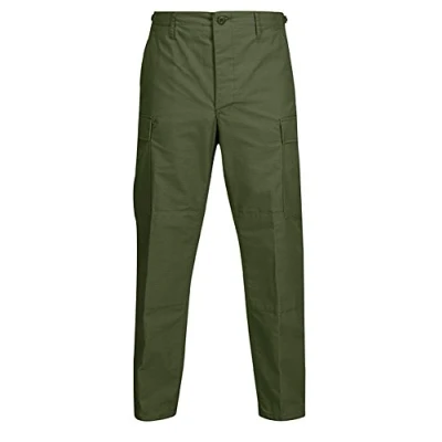 Abbildung von Propper BDU Hosenschlitz mit Knopfleiste, 100% Baumwoll Ripstop, Oliv/Blatt für Mich (Leaf It to Me), XXL