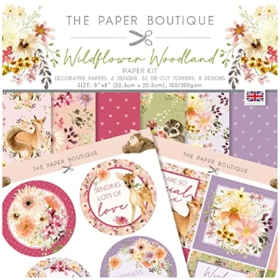 Abbildung von The Paper Boutique Wildblumenwald, Papier Set