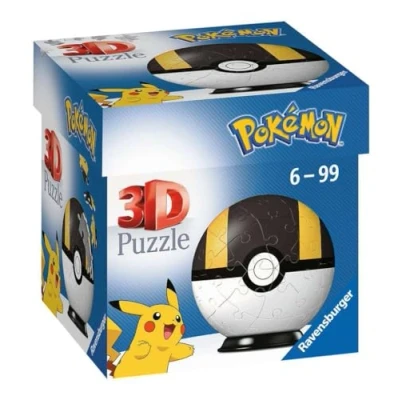 Abbildung von Ravensburger 3D Puzzle 11266 Ball Pokémon Pokéballs Hyperball [EN] Ultra für große und kleine Fans ab 6 Jahren