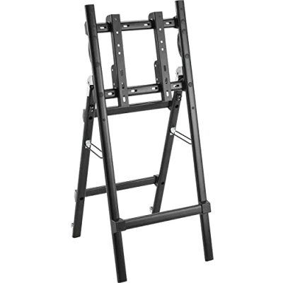 Abbildung von VivoLink Tragbarer Beschilderungsständer Vertikale und horizontale Monitorhalterung Faltbares tragbares Design VESA: 75x75 400x400 Tragkraft: 50kg