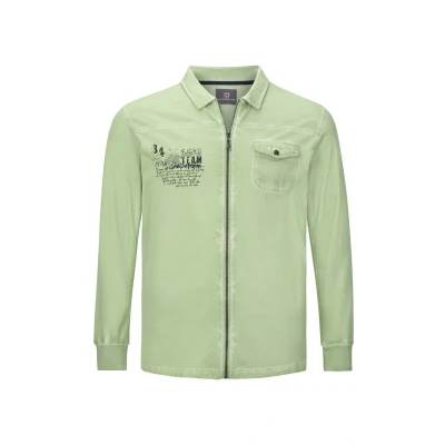 Abbildung von Jan Vanderstorm Folkward Sweatjacke, Herren, Größe: XXL, Hellgrün
