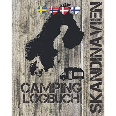 Abbildung von SKANDINAVIEN Camping LOGBUCH: Das Reisetagebuch für die Reise durch Dänemark, Schweden, Norwegen und Finnland 176 Seiten