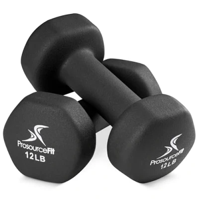 Abbildung von ProsourceFit Neoprene Dumbbell Coated for Non Slip Grip, 12 lb