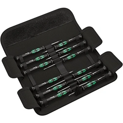 Abbildung von Wera Kraftform Micro Elektroniker Schraubendrehersatz, 12 teilig, Mehrfarbig, 05073675001
