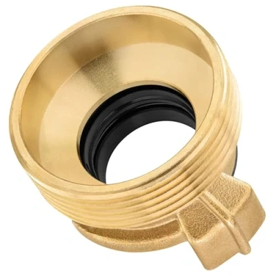 Abbildung von Poppstar Messing Schnellkupplung 1 1/2 Zoll Außengewinde (G 1/2“ Gewinde auf Klauenkupplung System Geka)