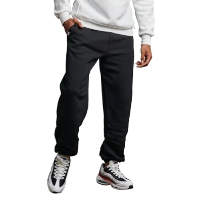 Abbildung von Russell Athletic Herren Dri Power Fleece Sweatpants &amp; Joggers, Moisture Wicking, with Or Without Pockets, Sizes S 4x Trainingshose, Schwarz, XXL