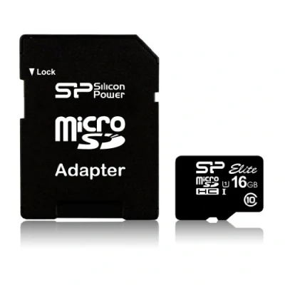 Abbildung von Silicon Power SP016GBSTHBU1V10 SP SDHC 16GB Speicherkarte