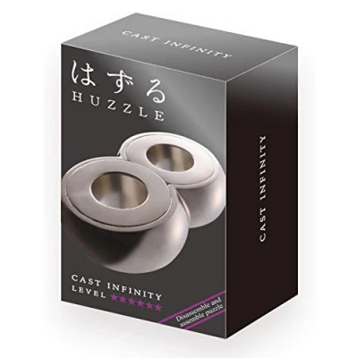 Abbildung von Hanayama Spiel HUZZLE CAST INFINITY, Knobelspiel, Metallpuzzle