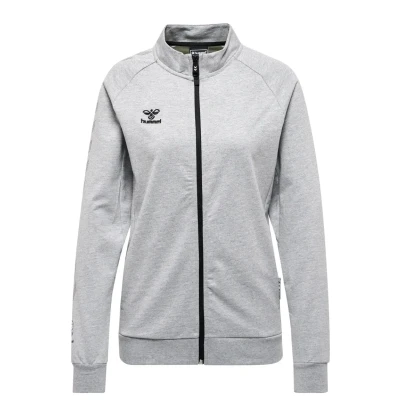 Abbildung von Hummel MOVE GRID Trainingsjacke, Damen, Größe: Large, Grey melange