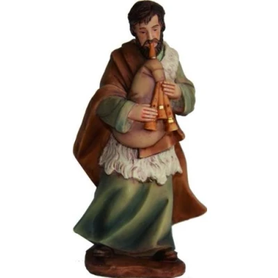 Abbildung von Hirte mit Dudelsack, geeignet für 15cm Figuren