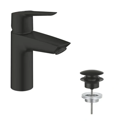 Abbildung von Grohe Start Handwaschbecken Wasserhahn, S Größe, Mattschwarz