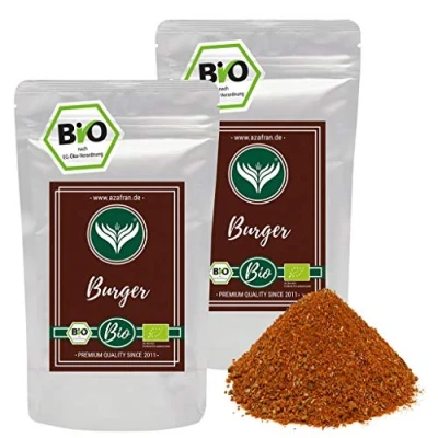 Abbildung von Azafran BIO Burger Gewürz (Frikadellen, Buletten, Fleischpflanzerl) Gewürzzubereitung 500g