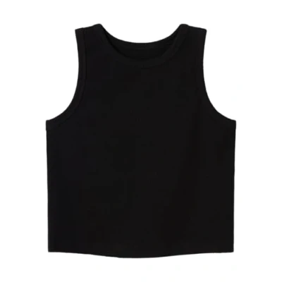 Abbildung von NAME IT Mädchen Nkfnakal Sl Crop Noos Tanktop, Schwarz, 146 152 EU