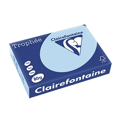 Abbildung von Clairefontaine Kopierpapier Trophee Pastell A4 80g/qm eisblau VE=500 B