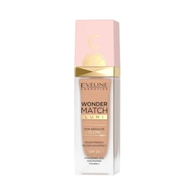 Abbildung von Eveline Cosmetics Wonder Match Flüssige Foundation mit Hyaluronsäure, Niacinamid &amp; Vitamin C