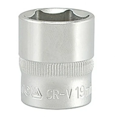 Abbildung von YATO YT 3814 Steckschlüsseleinsatz DIN 3121 19 Chrom Vanadium Stahl