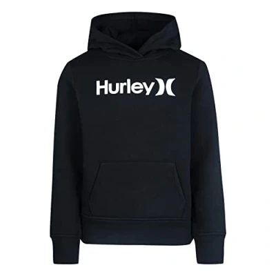 Abbildung von Hurley Mädchen Hrlg One &amp; Only Fleece Hoodie Kapuzenpullover, schwarz, 7 años