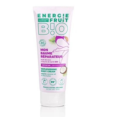 Abbildung von ENERGIE FRUIT Reparierender Körperbalsam Bio zertifiziert von Ecocert Kokosöl &amp; Sheabutter vegan 200ml