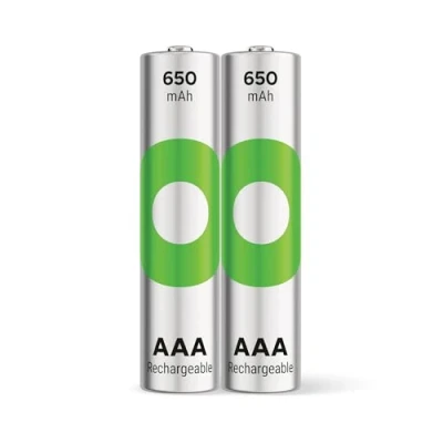 Abbildung von GP Batteries ReCyko Akku 650 mAh (2 St), Micro / AAA mAh, 1,2 V