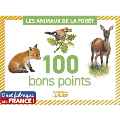 Abbildung von Boite de 100 bons points Les animaux forêt