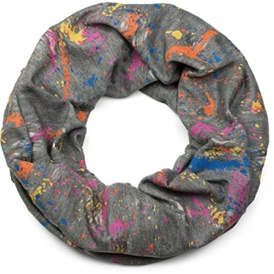 Abbildung von styleBREAKER Loop, (1 St), Loop mit Farbklecksen im Used Look