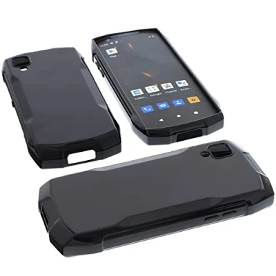 Abbildung von foto kontor Hülle kompatibel mit Cubot Kingkong Mini 3 Schutzhülle Tasche Gummi TPU Schutz Handytasche schwarz