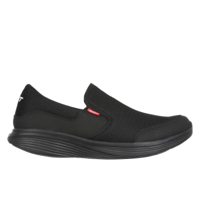 Abbildung von MBT Modena III Slip ON Herren Sneaker ohne Schnürsenkel. Anatomisch Bequeme Walking Sportschuhe. Physiologisches Schuhwerk mit Komfort Stabilität durch Gebogene Sohle. Moderne Sneakers