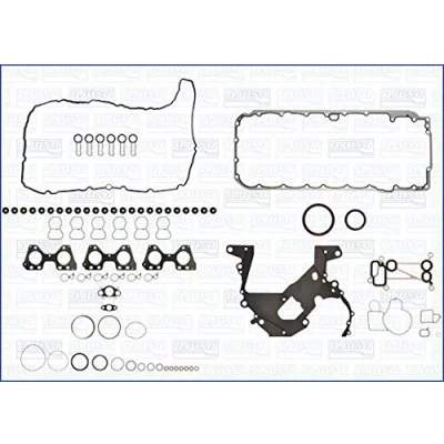 Abbildung von AJUSA 51053200 Dichtungsvollsatz, Motor ohne Zylinderkopfdichtung, mit Ventilschaftabdichtung BMW: X5, 5 Touring, Limousine