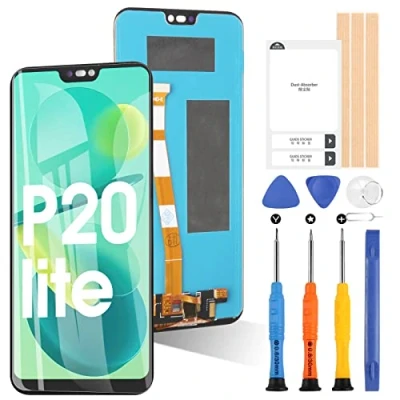 Abbildung von Bildschirm für Huawei P20 Lite ANE LX2 L22 / Nova 3e LCD Display Touch Digitizer Montage Glas Ersatzteile