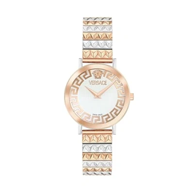 Abbildung von Versace Watches Deadalus Uhr, Damen, Größe: One Size, Bi tone
