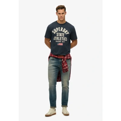 Abbildung von Superdry Vintage LOGO Tokyo Tshirt print, Herren, Größe: 3XL, Blue bottle