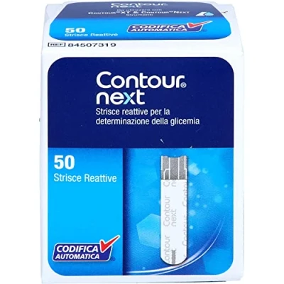 Abbildung von Contour Next Sensoren Teststreifen 50 St