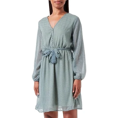 Abbildung von ONLY Damen Onlcera 3/4 Short Dress Wvn Noos Kleid, Loden Frost/Aop:sammy Grafic, XXS