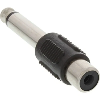 Abbildung von InLine 99322 Audio Adapter, 6,3mm Klinke Stecker auf Cinch Buchse, Mono