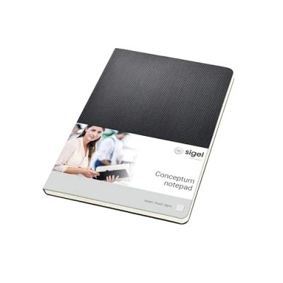 Abbildung von SIGEL CO803 Notizblock A5 liniert, 60 Blatt, aus nachhaltigem Papier, Conceptum