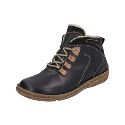 Abbildung von Josef Seibel Neele Schnürstiefelette, Damen, Größe: 41, Schwarz kombi Schuhe