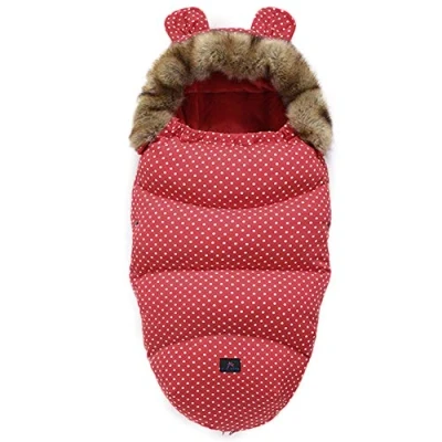 Abbildung von Fußsäcke für Kinderwagen Universal Winter Warm Wasserdicht Winddicht Waschbar Baby Schlafsäcke Kinderwagen, Autositz, Sportwagen, Buggy, Babyschale (3)