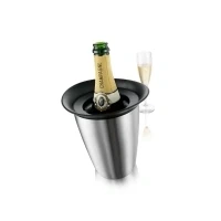 Abbildung von Vacu Vin Champagnerkühler Active Cooler Elegant Edelstahl Box Silber