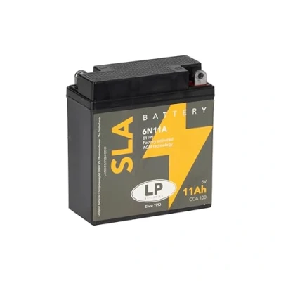 Abbildung von LP Motorrad SLA Batterie 6N11A (6V 11Ah)