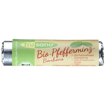 Abbildung von Frusano Bio Pfefferminz Bonbons, 6er Pack (6 x 21 g)