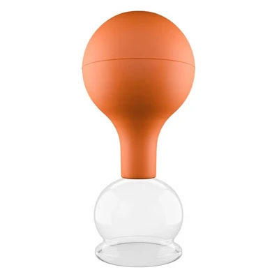 Abbildung von pulox Schröpfglas aus Echtglas braun 40mm 1 St