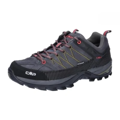 Abbildung von CMP Herren Rigel Low Trekking Shoes Wp Kletterschuhe niedrig, Titan Chili, 39 EU