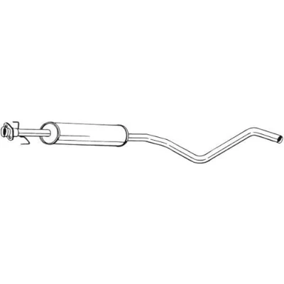 Abbildung von BOSAL 284 405 Mittelschalldämpfer OPEL: Vectra B Limousine, CC, Caravan