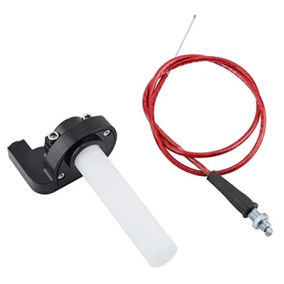 Abbildung von Motorrad Gasgriff, Quick Turn Twist Lenker Gasgriff &amp; Kabel für 50 250cc