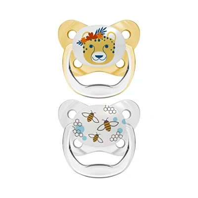 Abbildung von Schnuller Prevent Wappen Schmetterling T 2 6 18 Monate Gelb